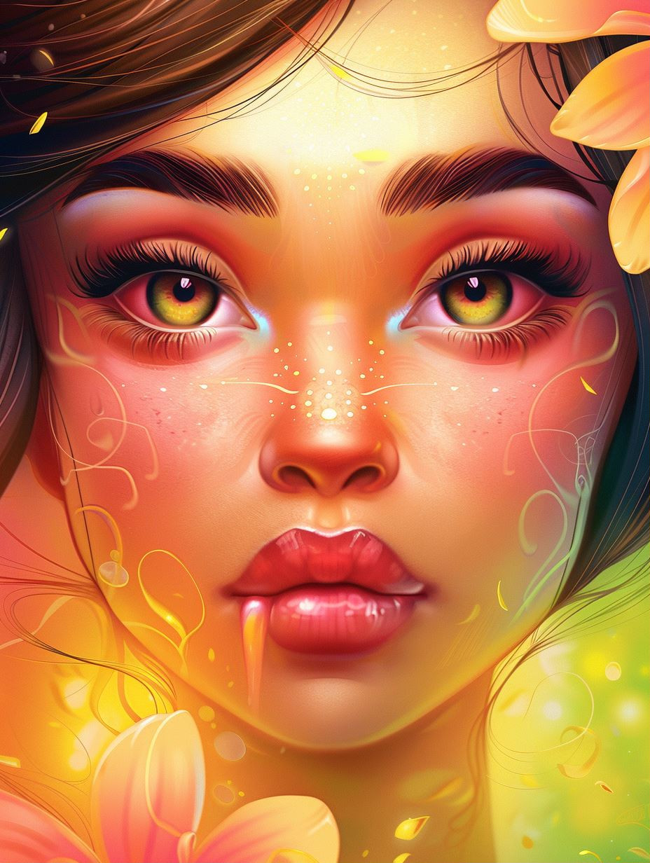 Ethereal Glow Digital Portraits - Image 1