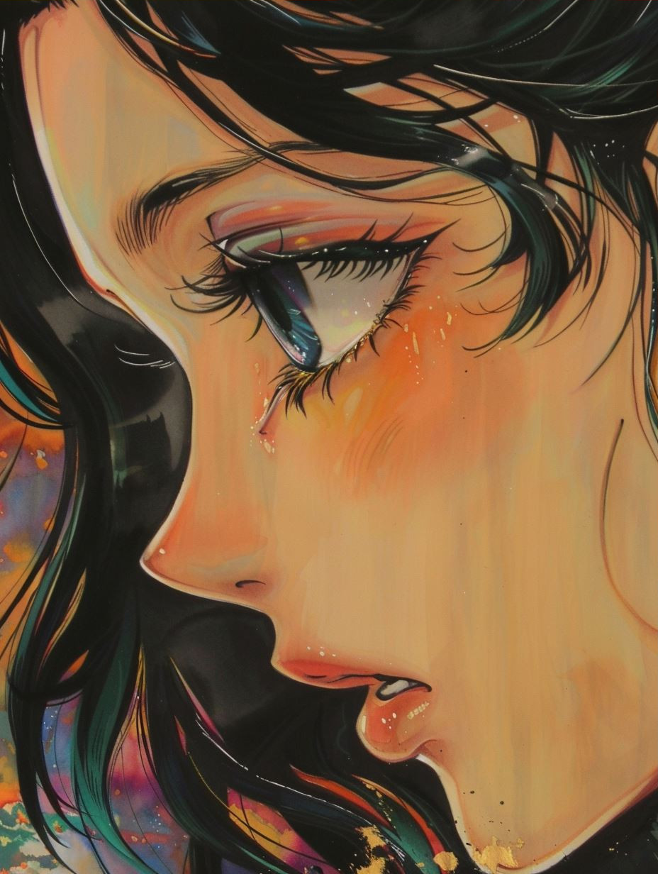 Ethereal Gazes: A Study in Anime Beauty - Image 3