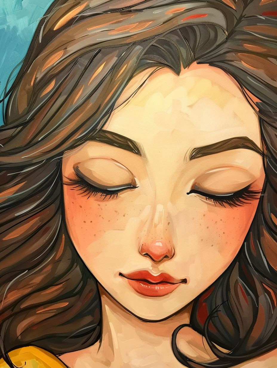 Ethereal Female Portrait Study - Image 1