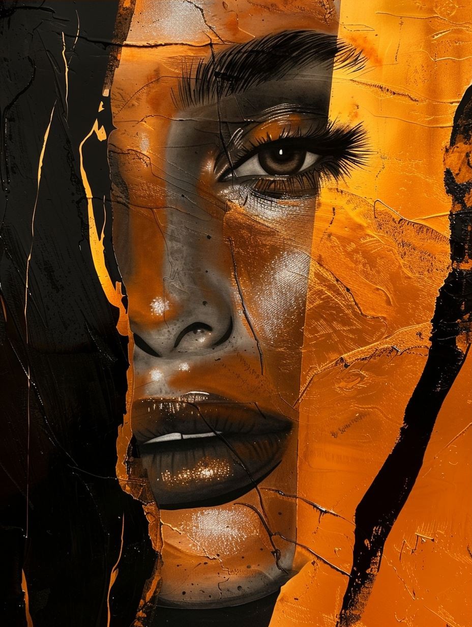 Gilded Shadows of Silent Emotion - Image 3