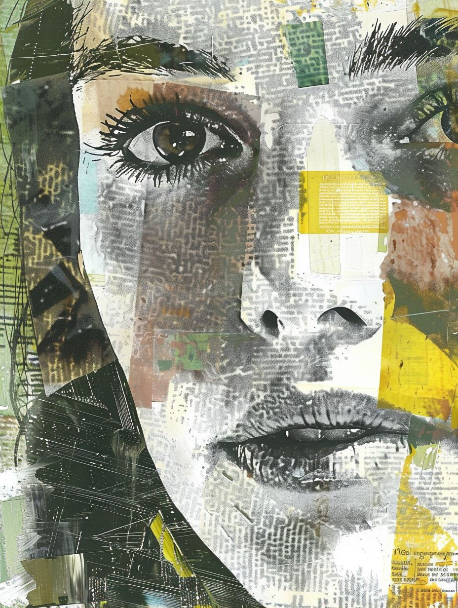 Fragmented Portrait of Freckled Beauty - Image 2