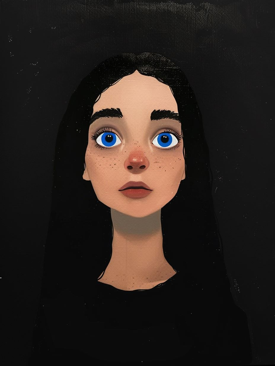 Melancholic Portraits of Silent Gazes - Image 1