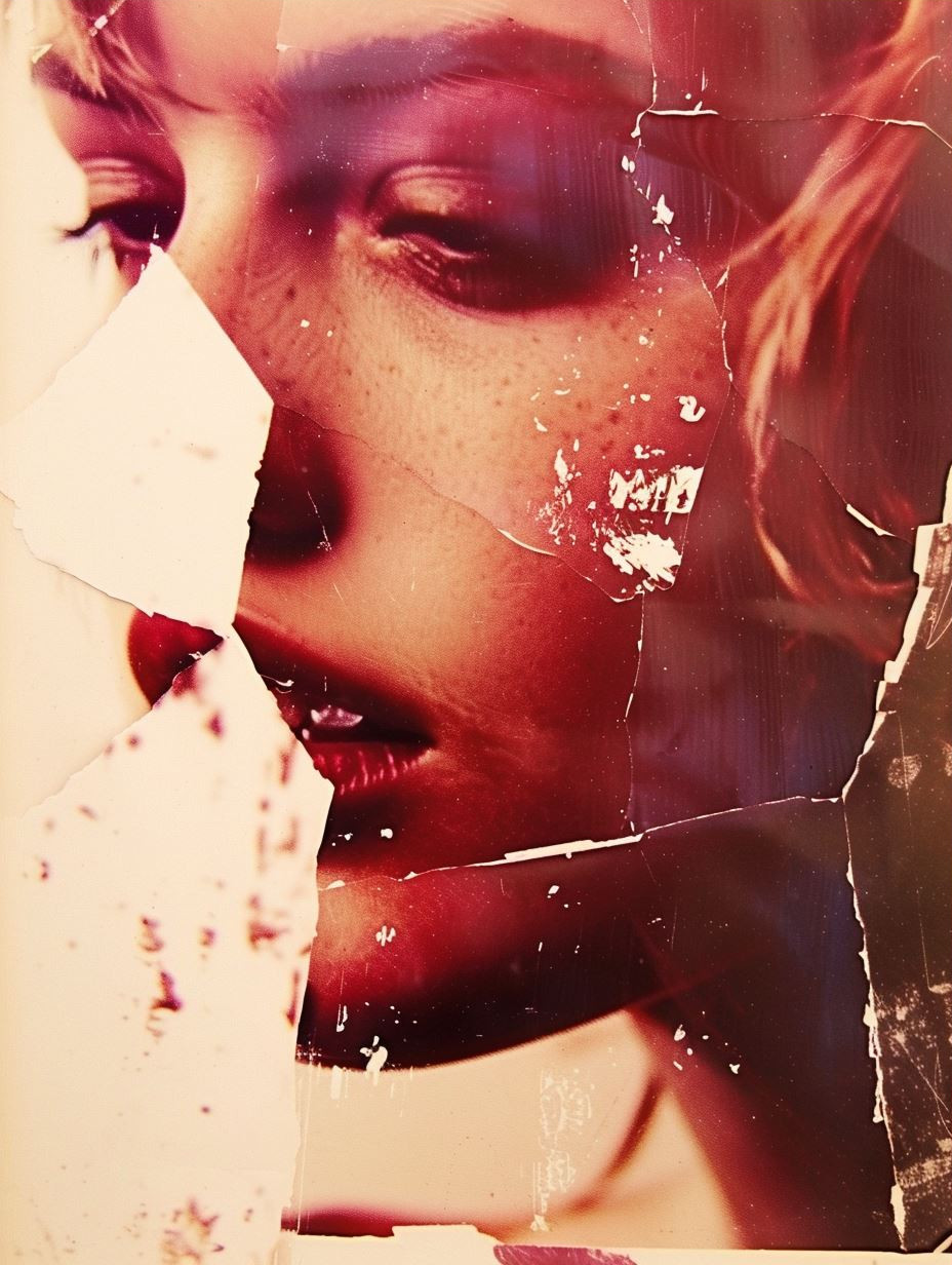 Vintage Crimson Glow - Image 3