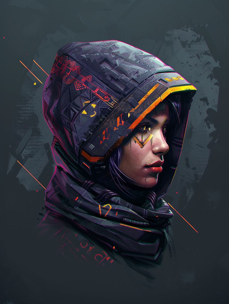 Cybernetic Portraits in Digital Grit - Image 1