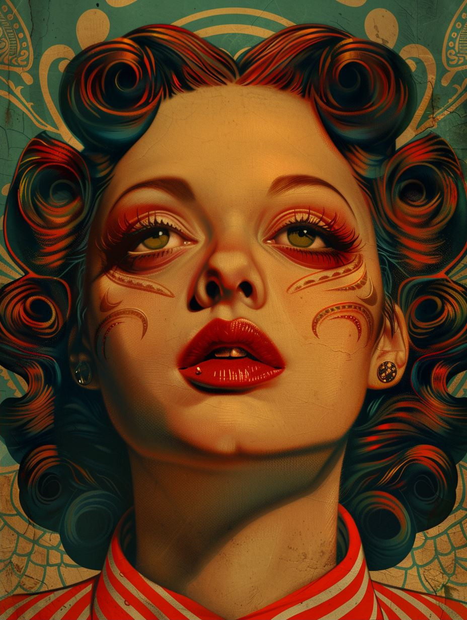 Vintage Cinematic Glamour Portraits - Image 2