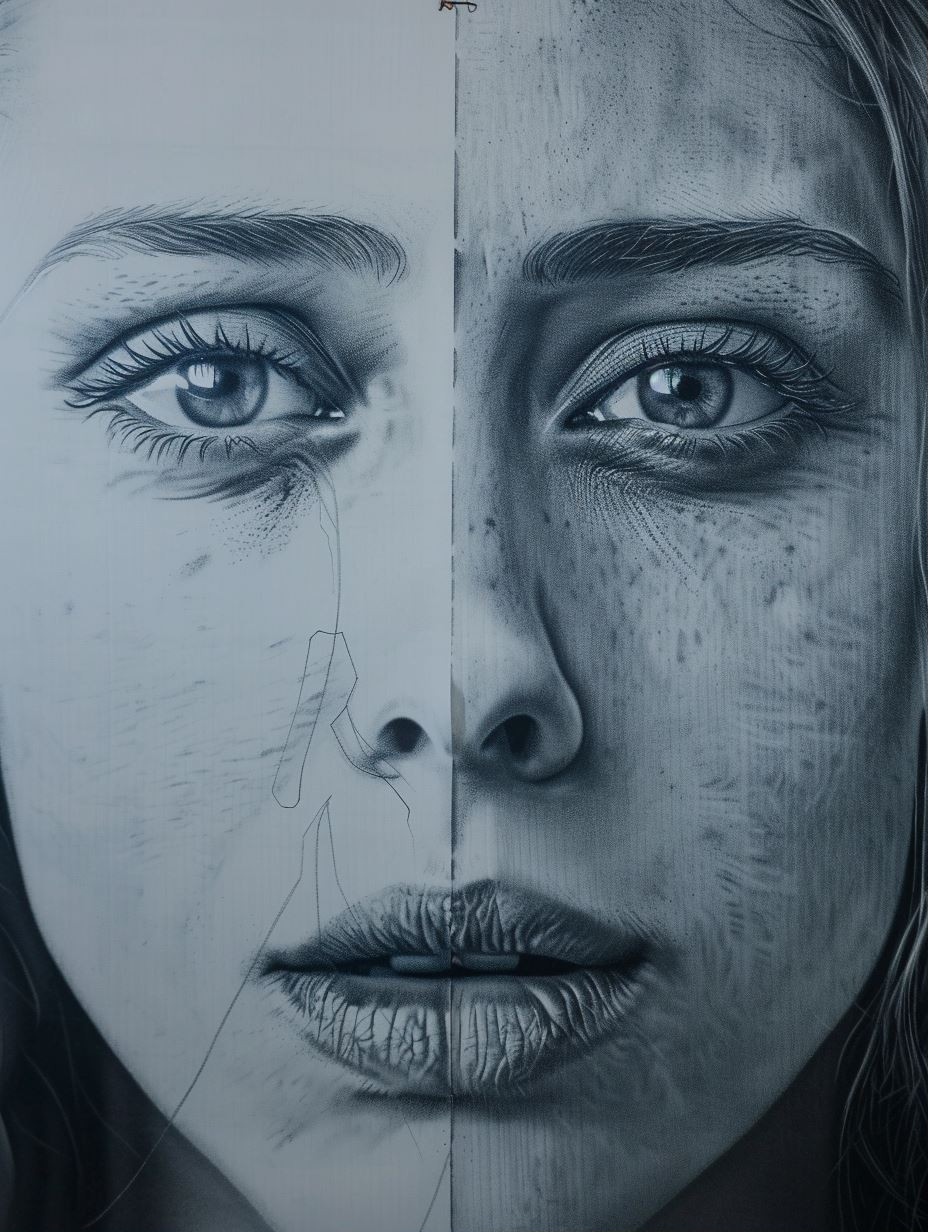 Fragmented Soul Digital Portraiture - Image 1