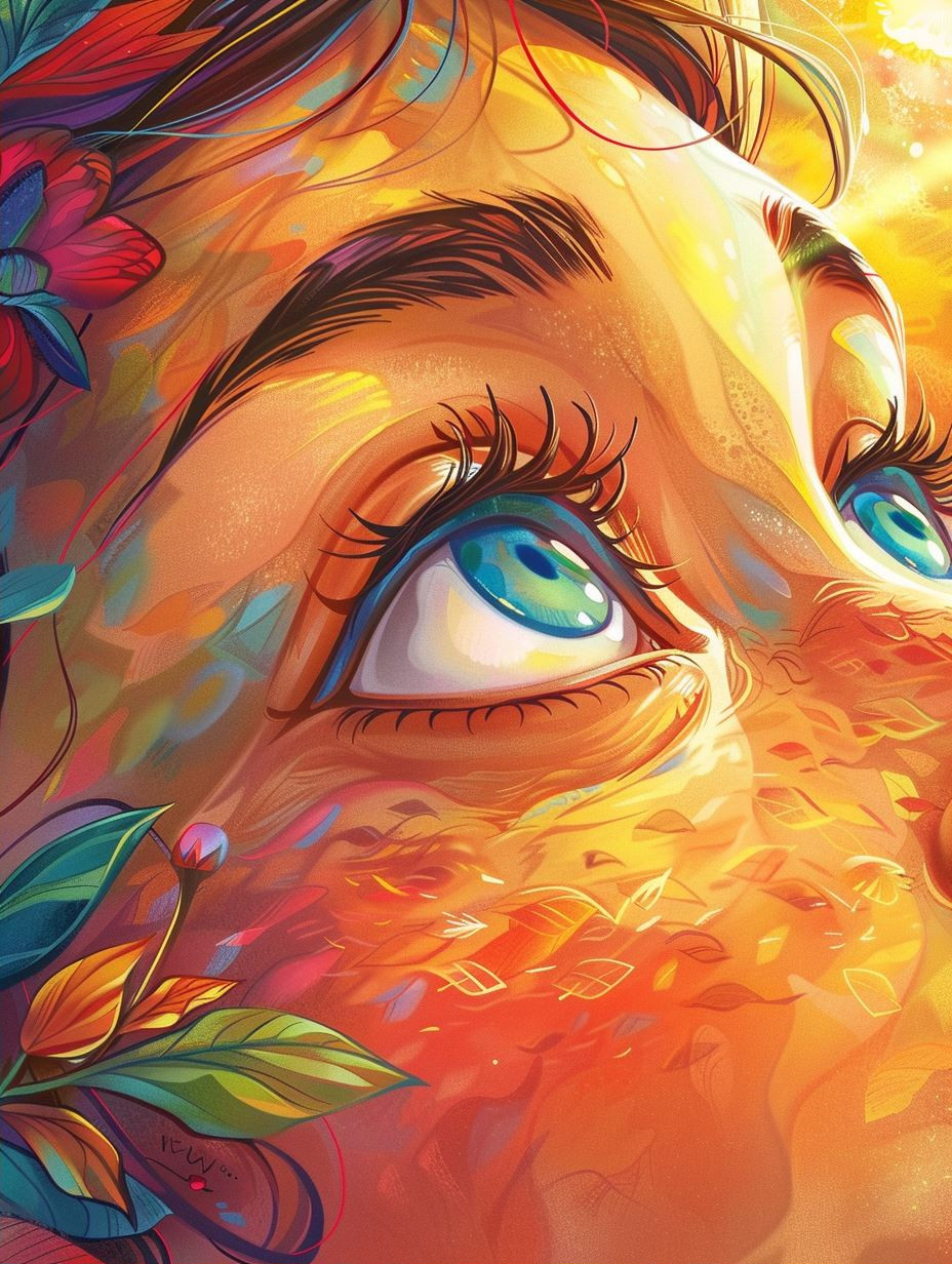Vibrant Ethereal Portrait Studies - Image 2