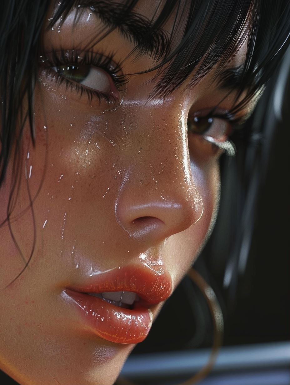 Dewy Neon Gaze - Image 1