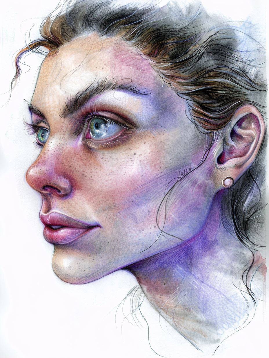Ethereal Prism Portrait Studies - Image 1