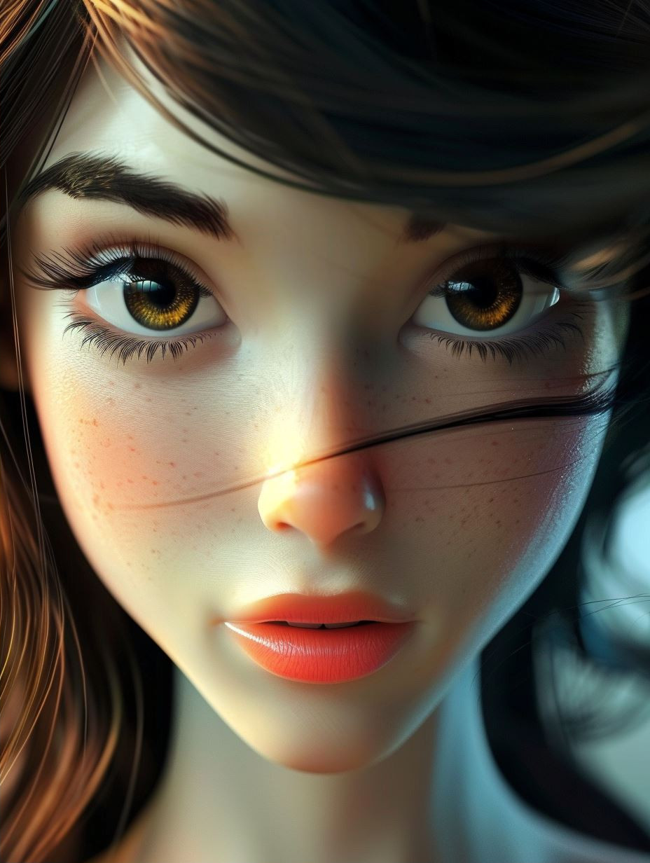 Ethereal Portraits of Digital Beauty - Image 2