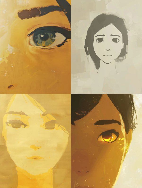 Golden Hues Digital Portraiture