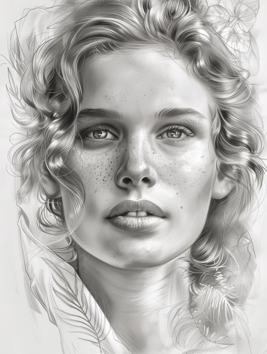 Ethereal Gazes in Graphite - Image 4