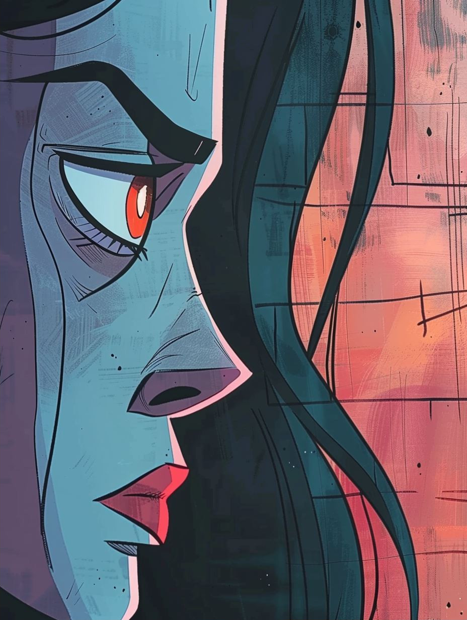 Emotional Portraits in Stylized Art - Image 2
