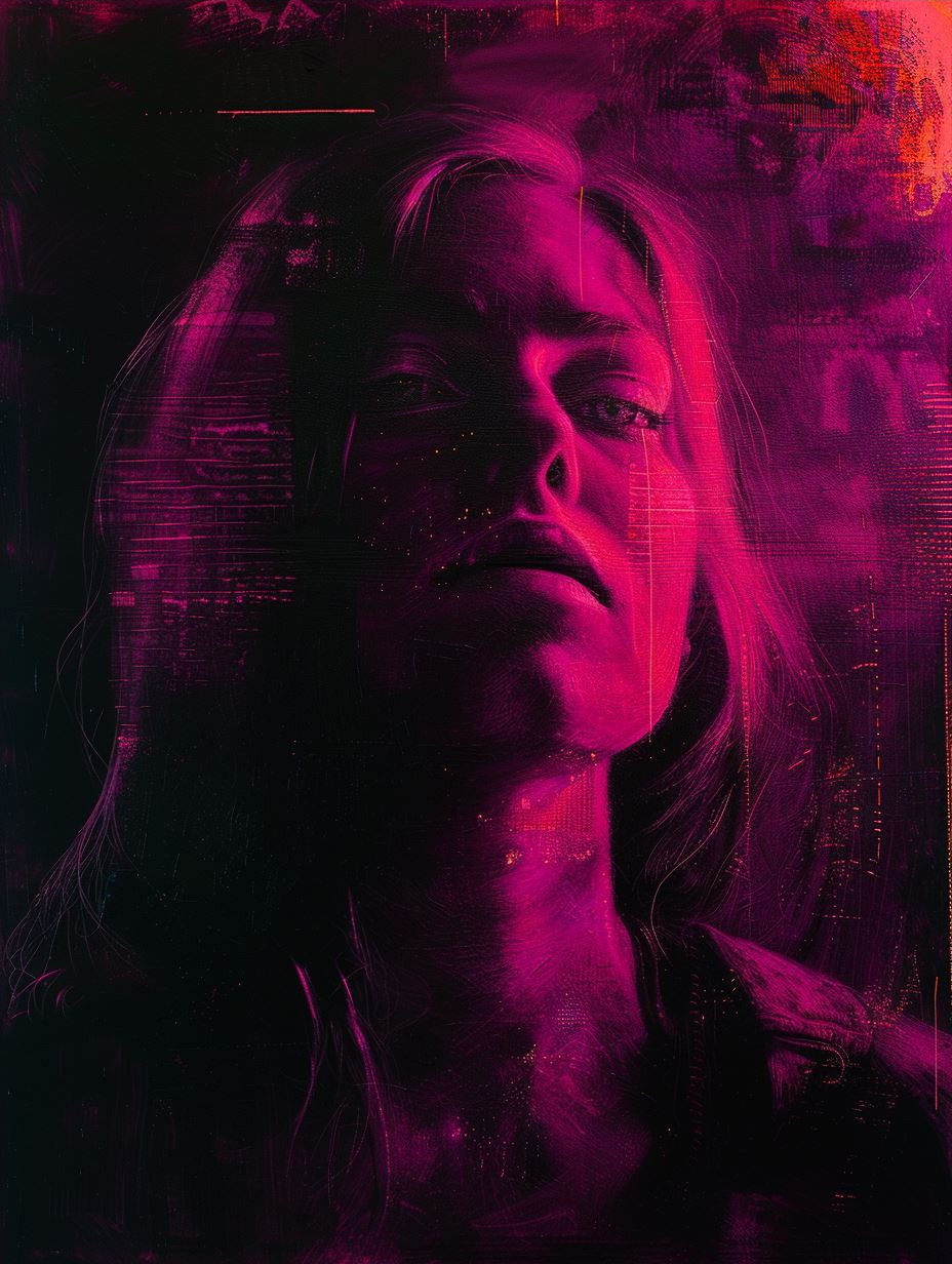 Ethereal Neon Gothic Portraits - Image 4