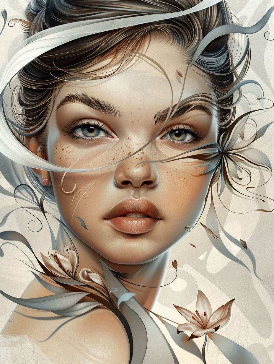 Fluid Ethereal Portraiture Study - Image 2