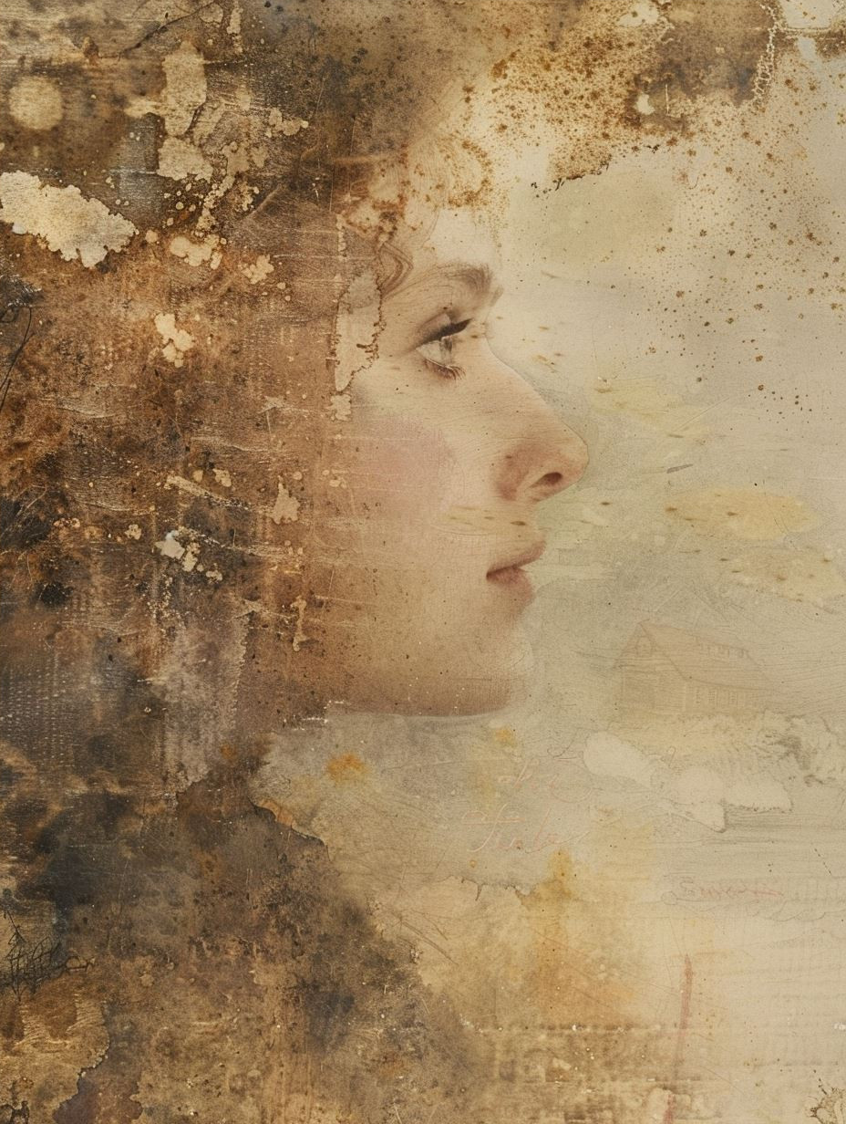 Ethereal Gilded Memory Portraits - Image 4