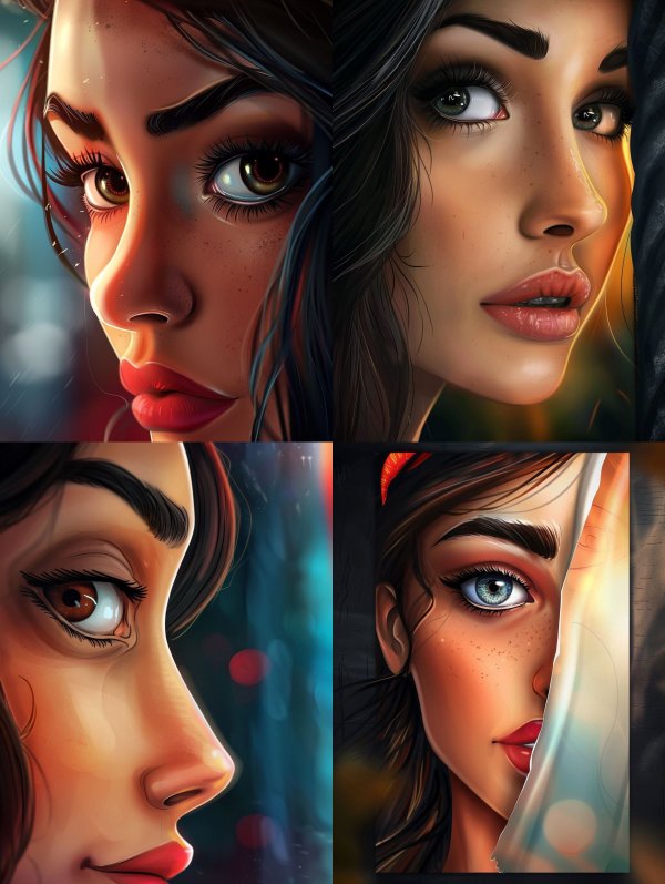 Gaze of Digital Elegance