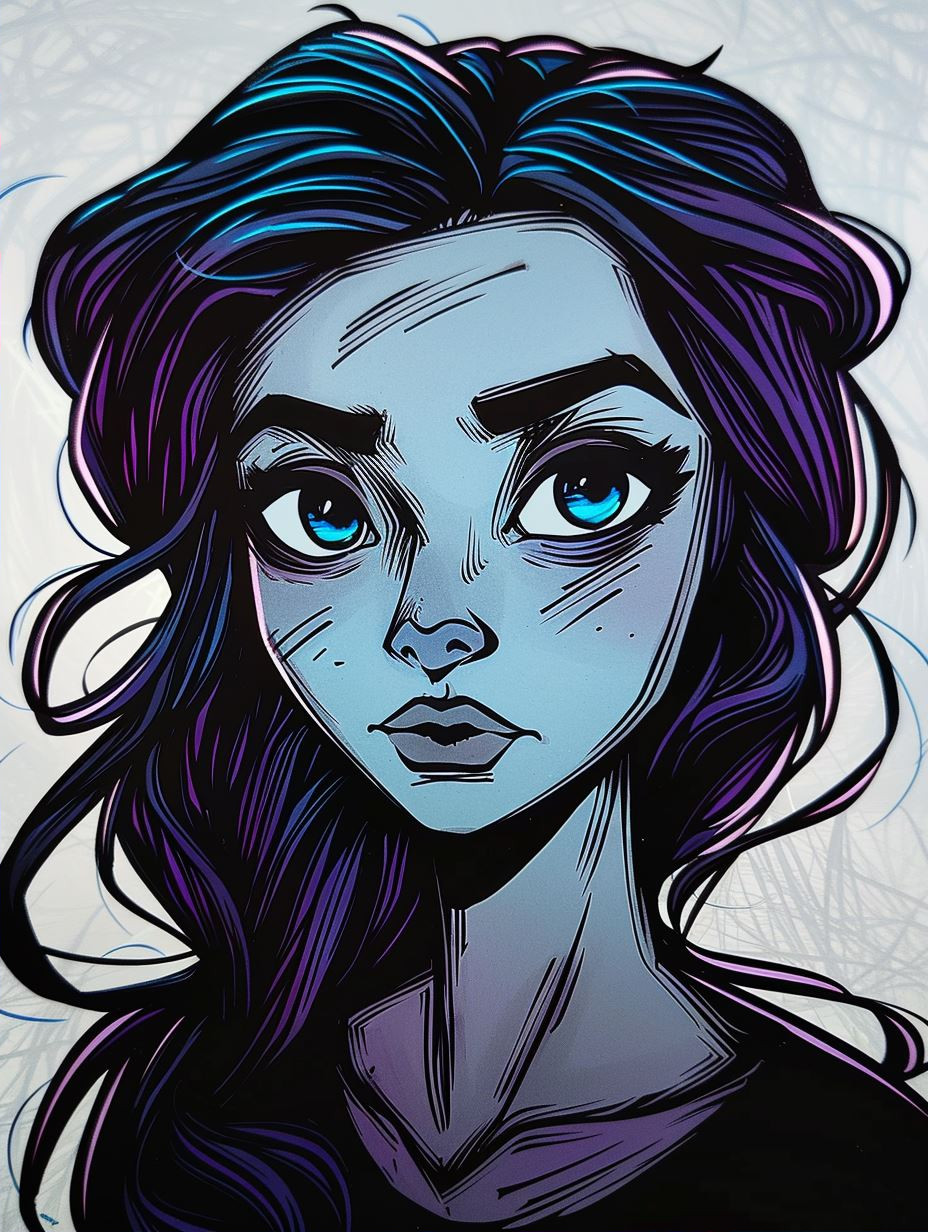 Neon Ethereal Portrait Series - Image 2