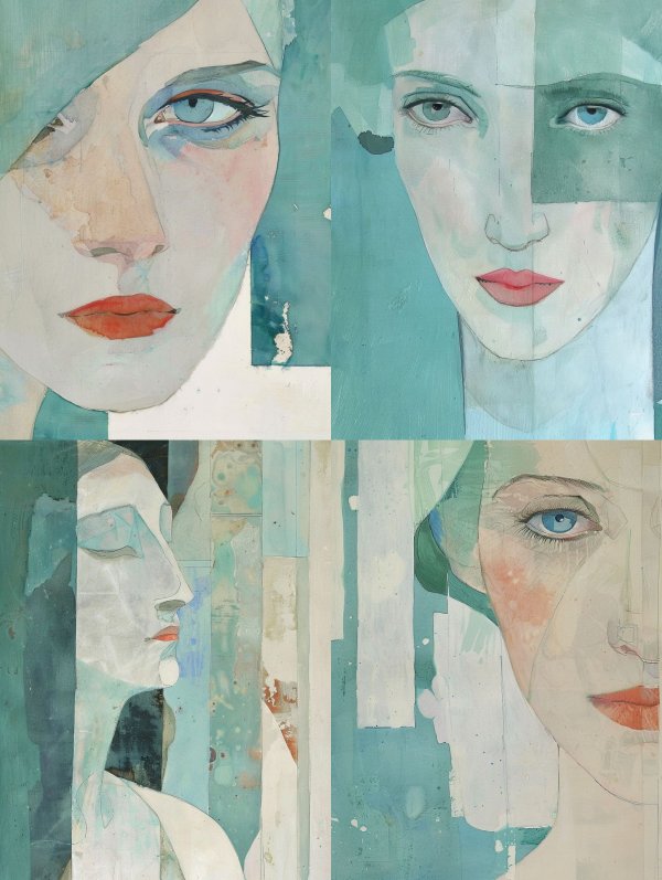 Fragments of a Teal Gaze