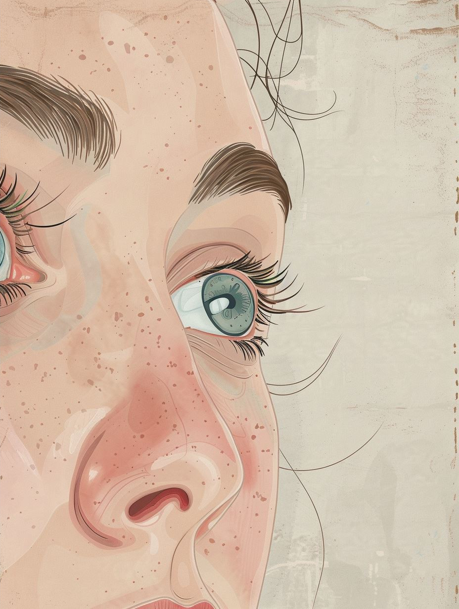 Ethereal Freckled Portrait Studies - Image 4