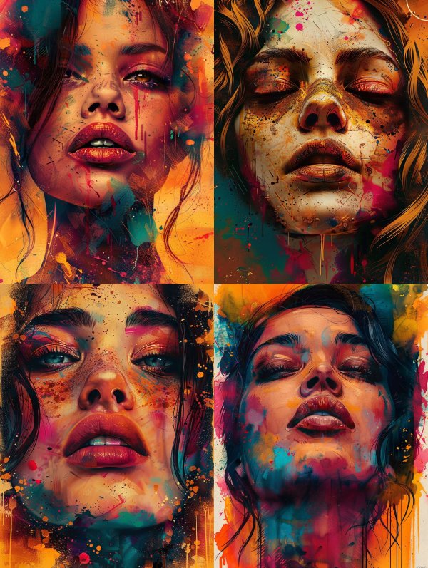 Abstract Emotional Portrait Studies