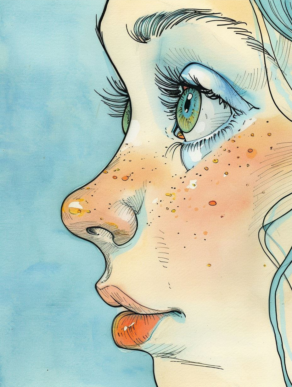 Whimsical Visions of a Freckled Muse - Image 3