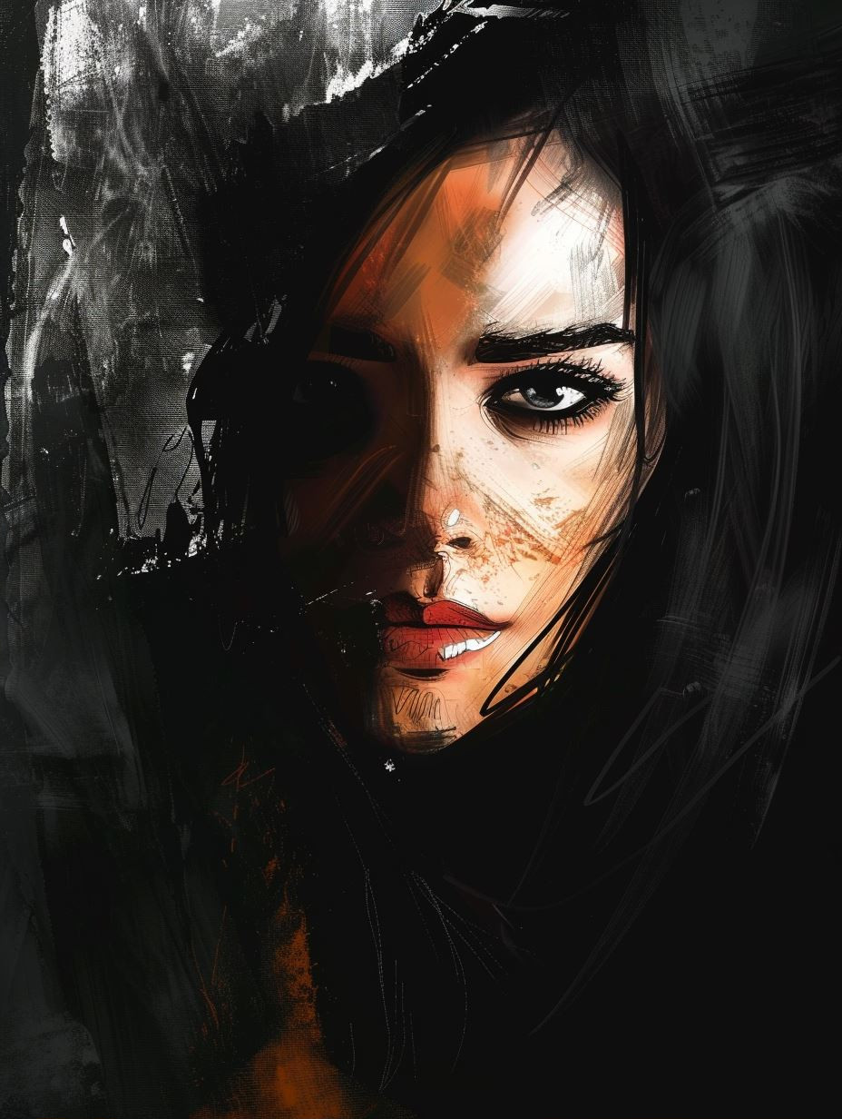 Abstract Crimson Gaze - Image 2