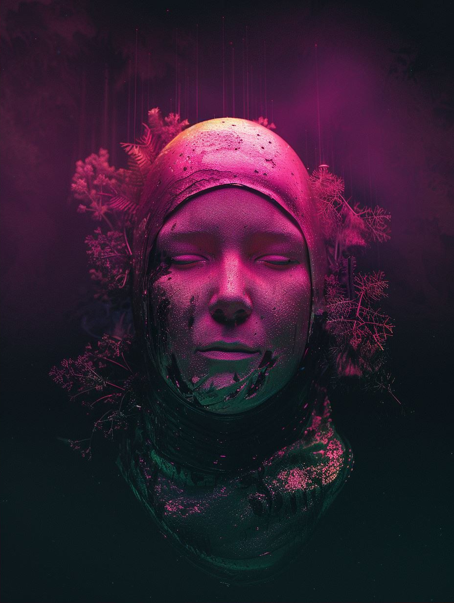 Ethereal Neon Gothic Portraits - Image 2