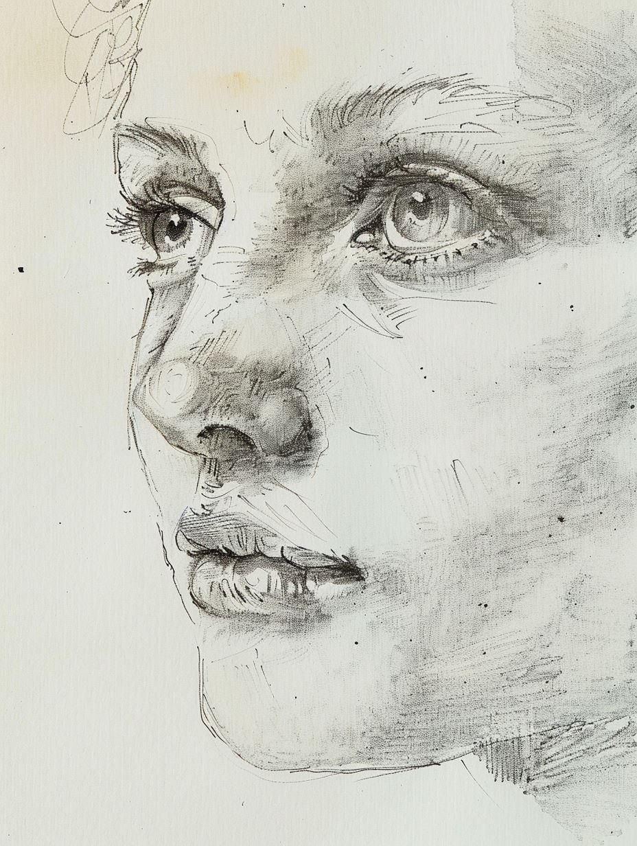 Whispers of the Soul: Pencil Portraits - Image 3