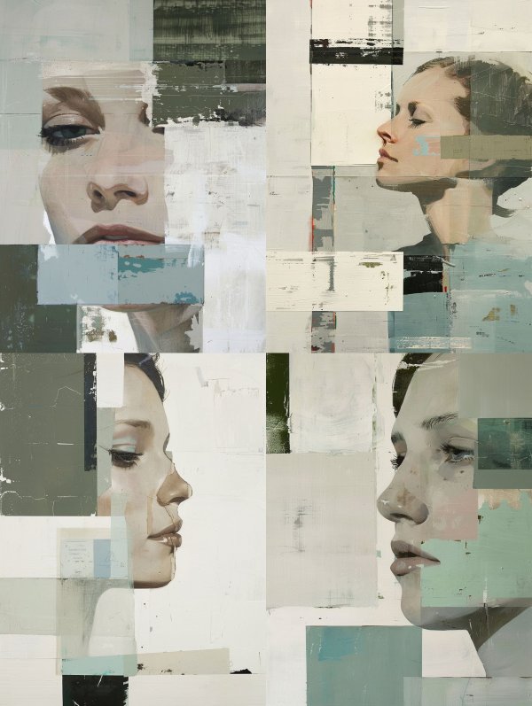 Fragmented Reflections of a Woman