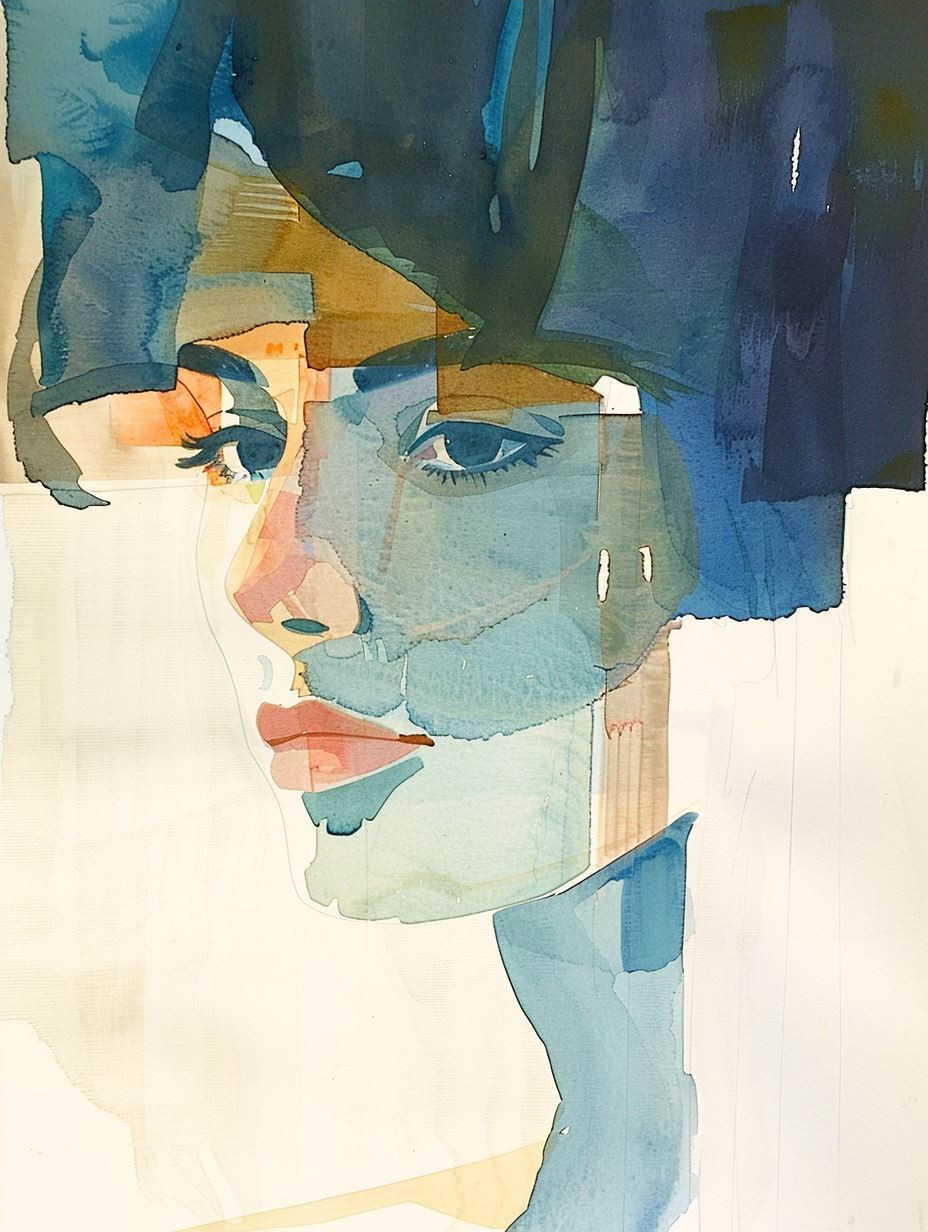 Fragmented Visions in Watercolor - Image 3