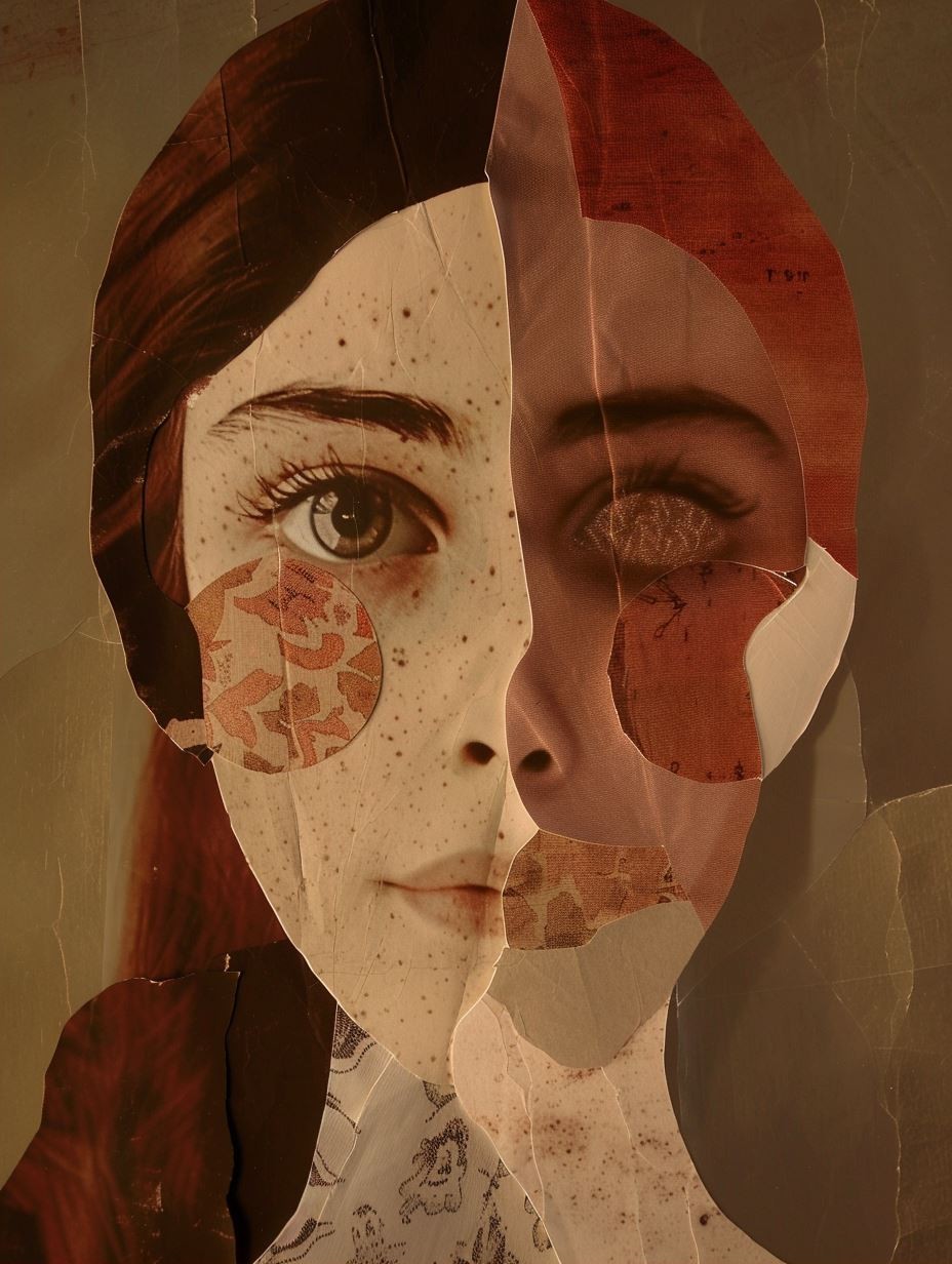 Fragmented Soul in Crimson Hue - Image 2