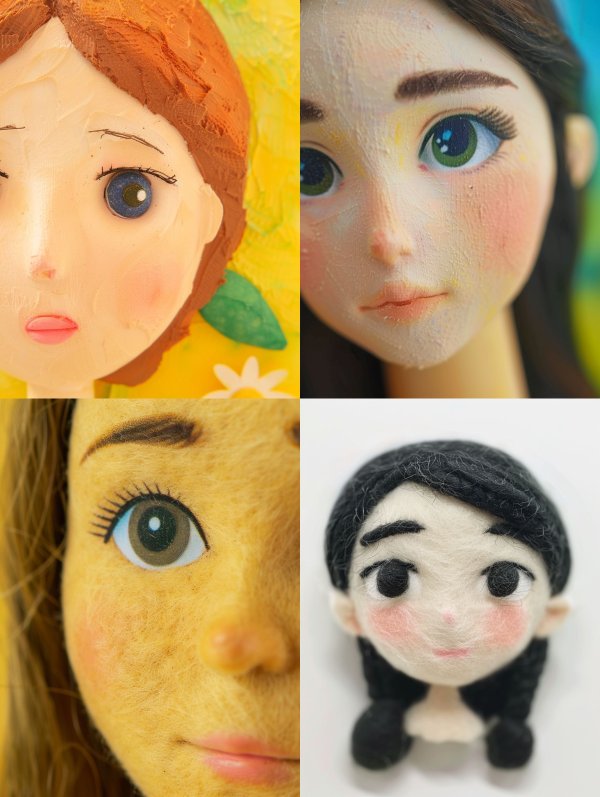 Textured Buttercream Portrait Art