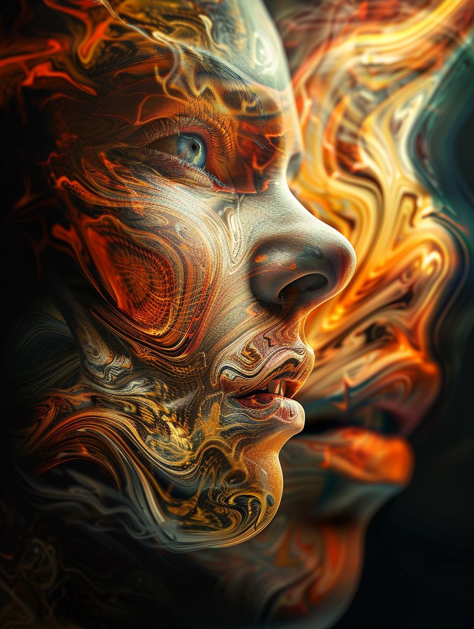 Ethereal Faces of Molten Fire - Image 3