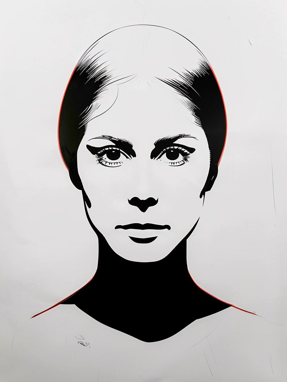 Dramatic High Contrast Portrait Study - Image 1