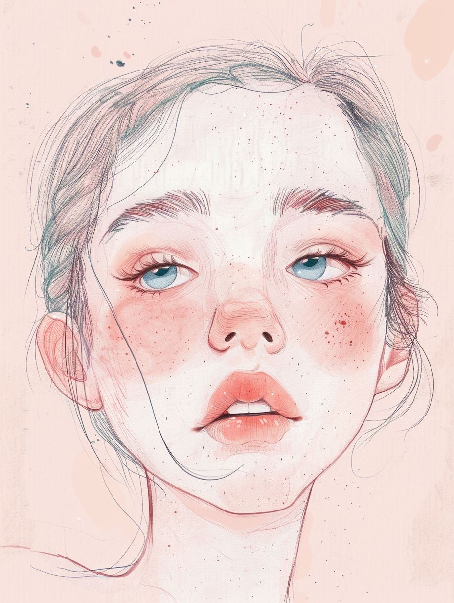Ethereal Whispers in Pastel Pink - Image 3