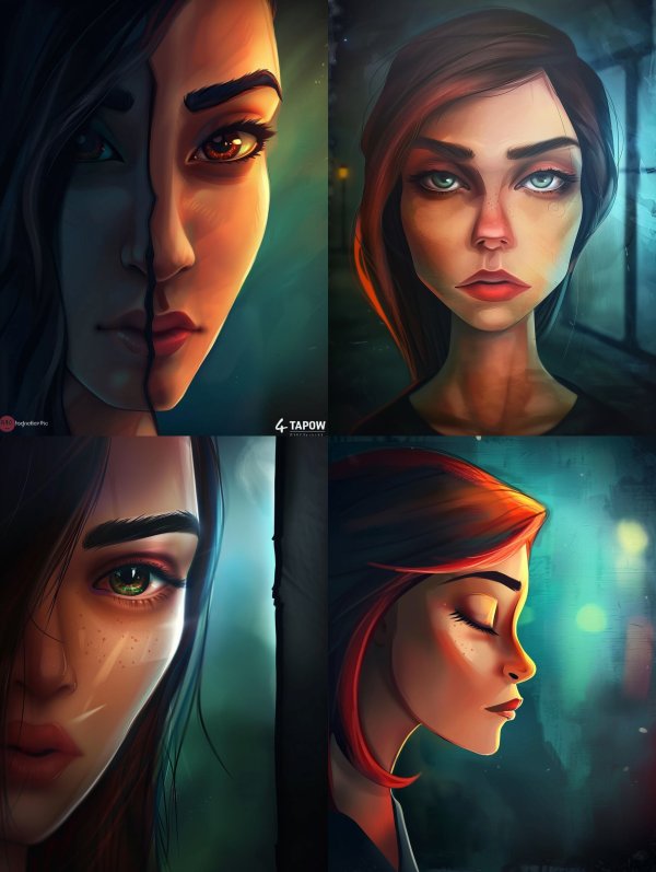 Ethereal Gaze of Digital Melancholy