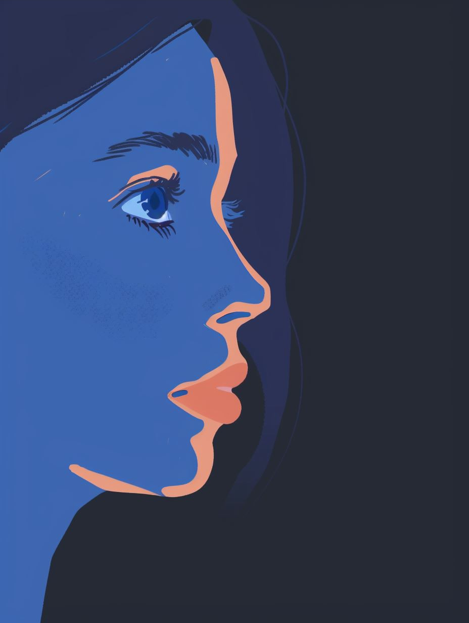 Deep Blue Ethereal Portraits - Image 3
