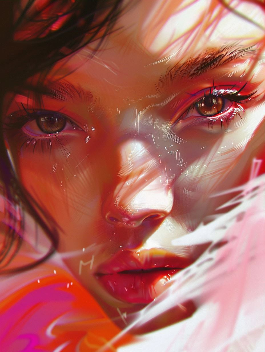 Vibrant Fragments of a Digital Muse - Image 3