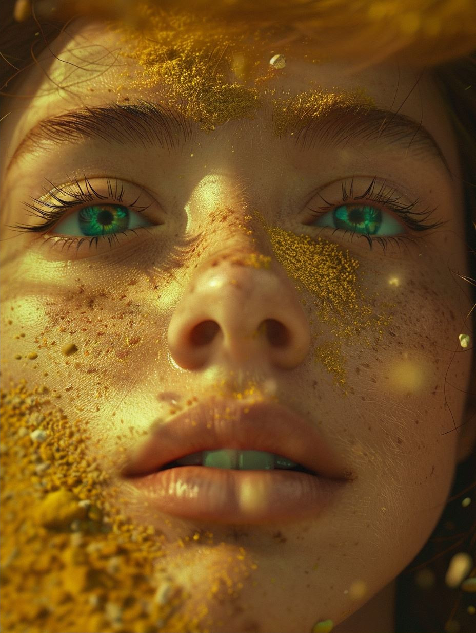 Golden Gaze Ethereal Portraits - Image 2