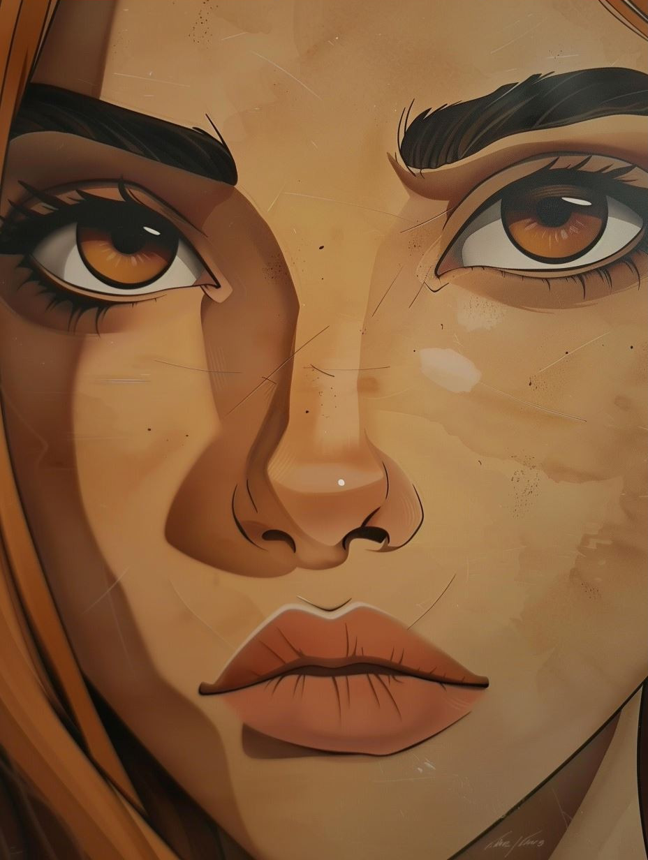 Emotional Journey in Digital Portrait Art - Image 3