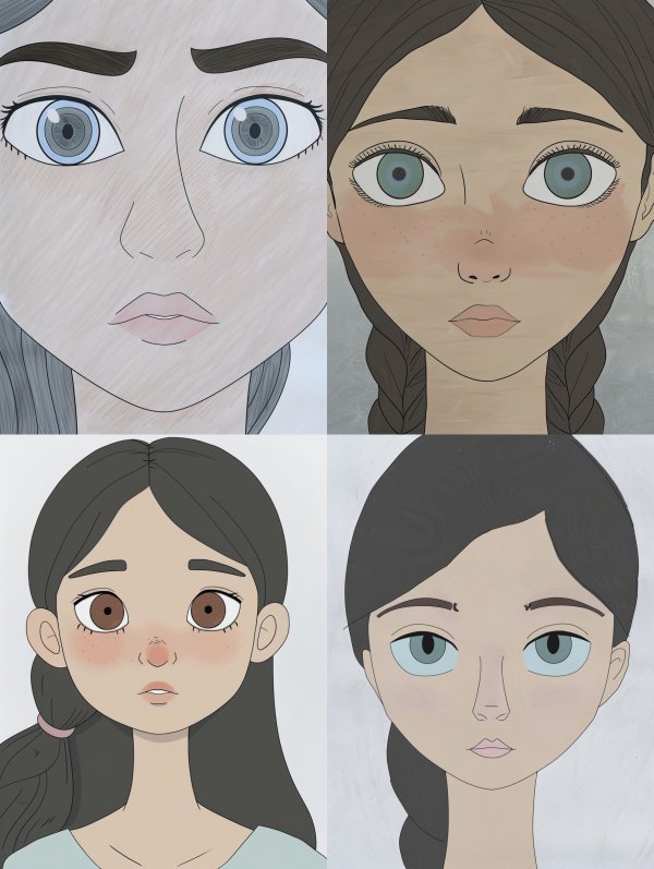Soft Pastel Character Concept Art