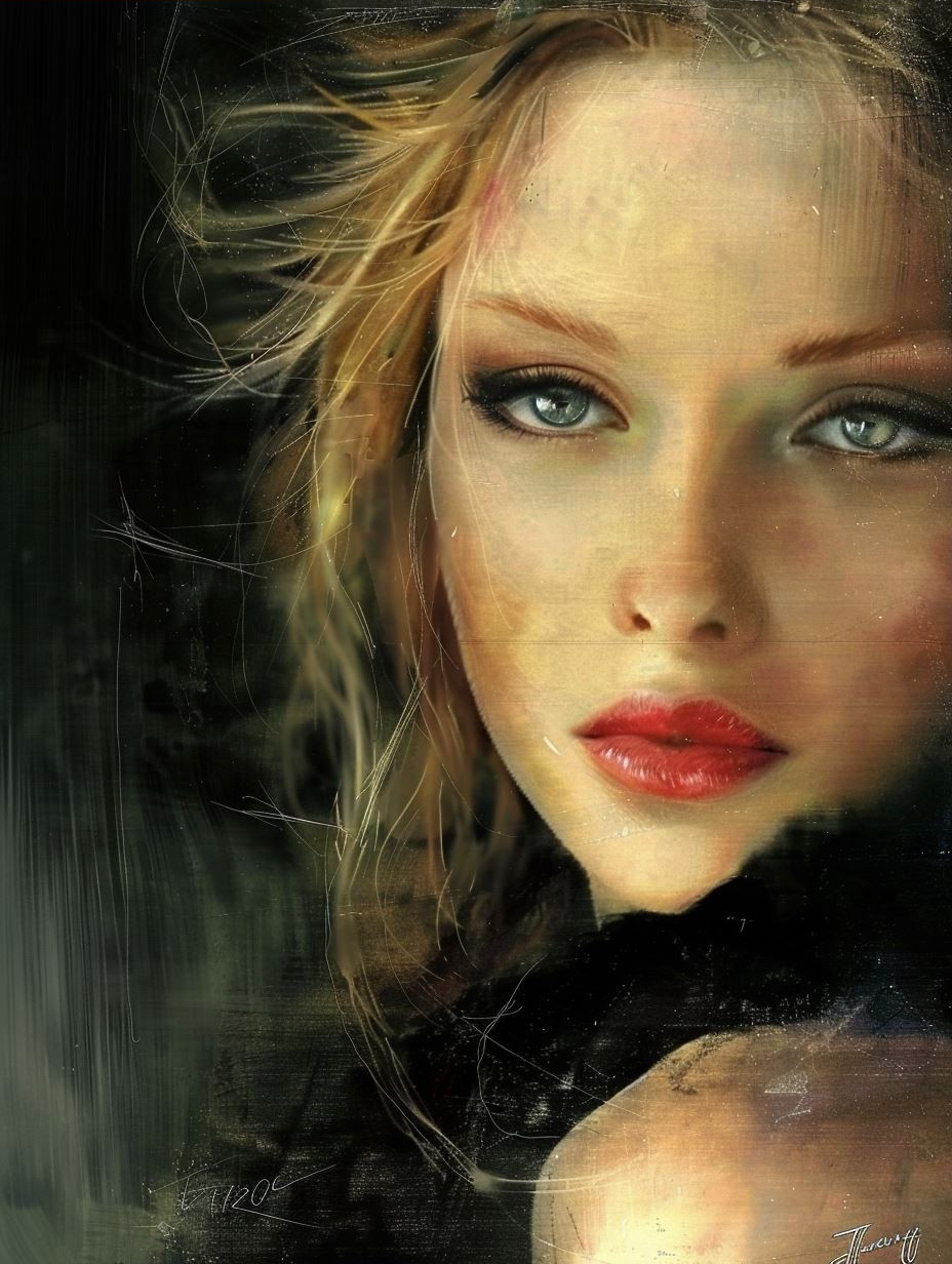 Ethereal Dark Portraiture Study - Image 3
