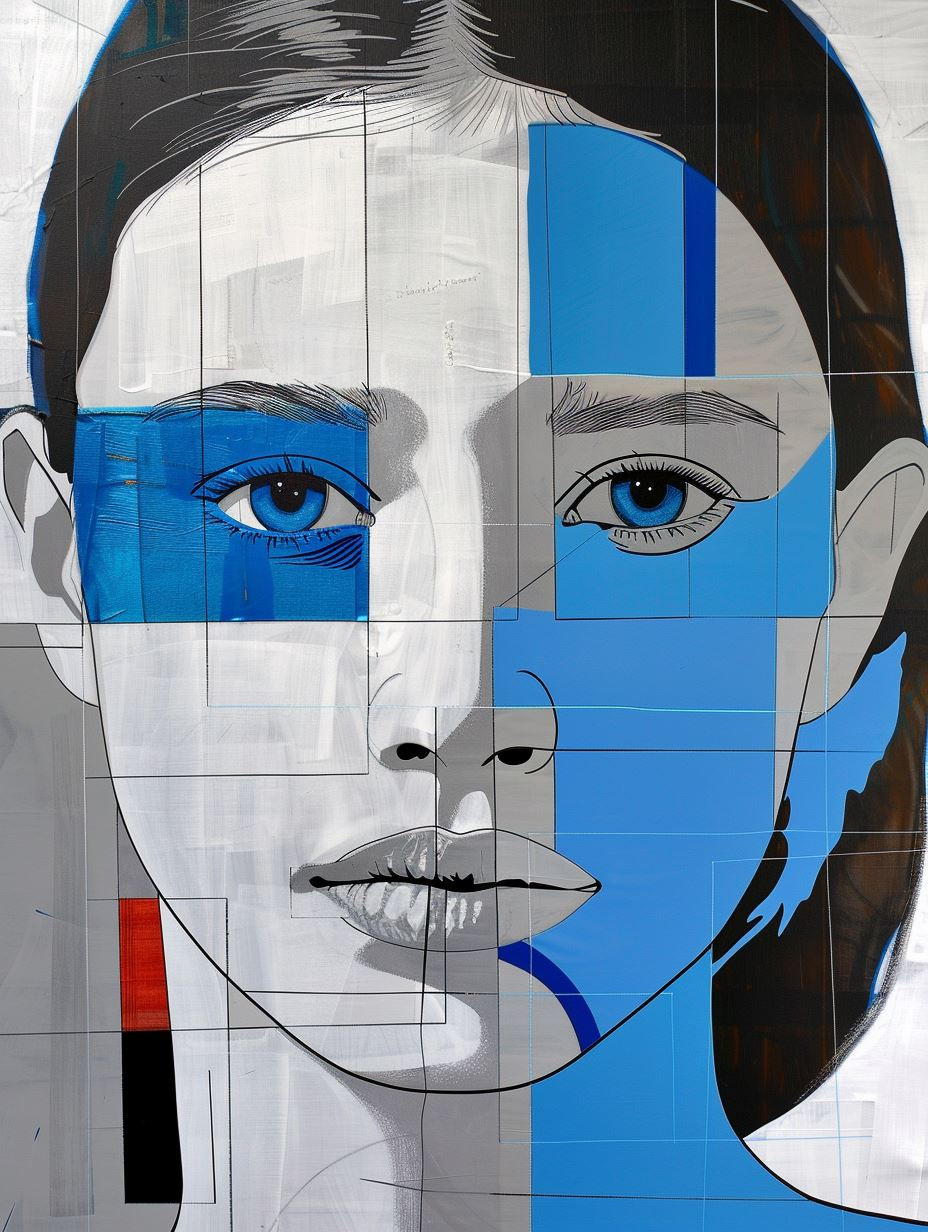 Fragmented Soul in Blue - Image 4