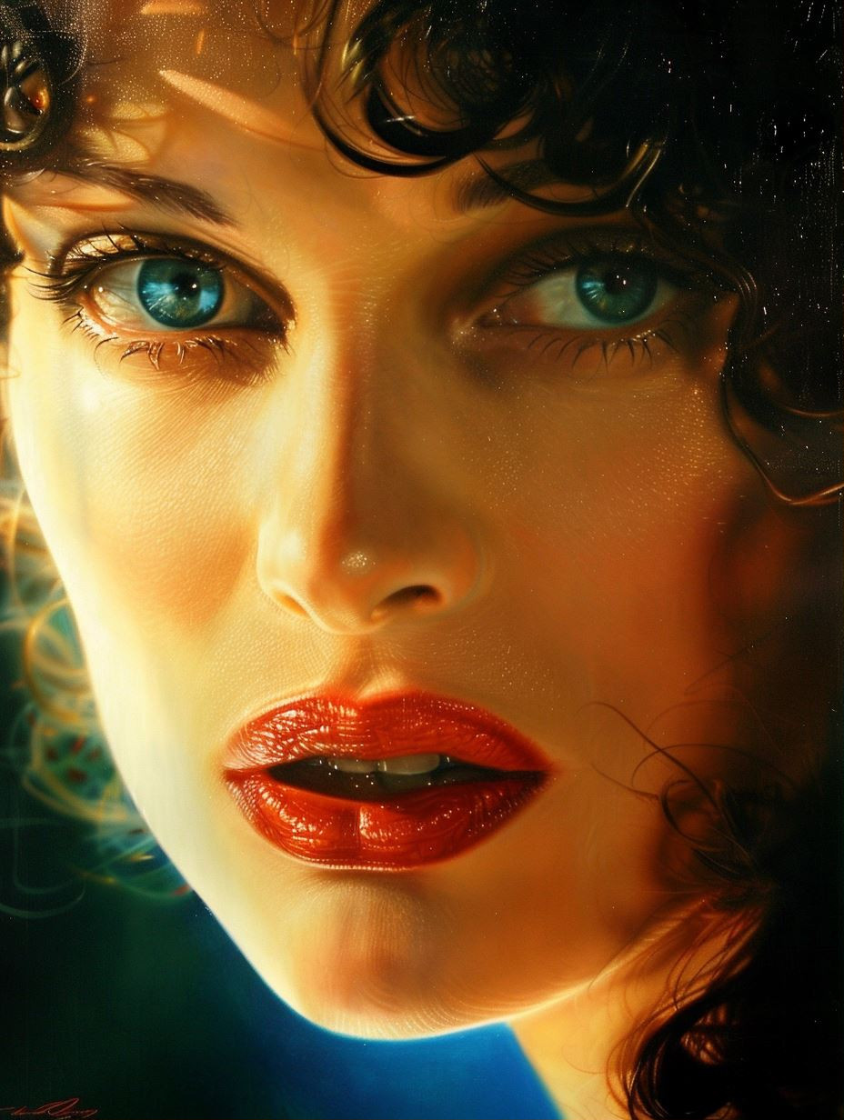 Crimson Gaze Radiance - Image 1