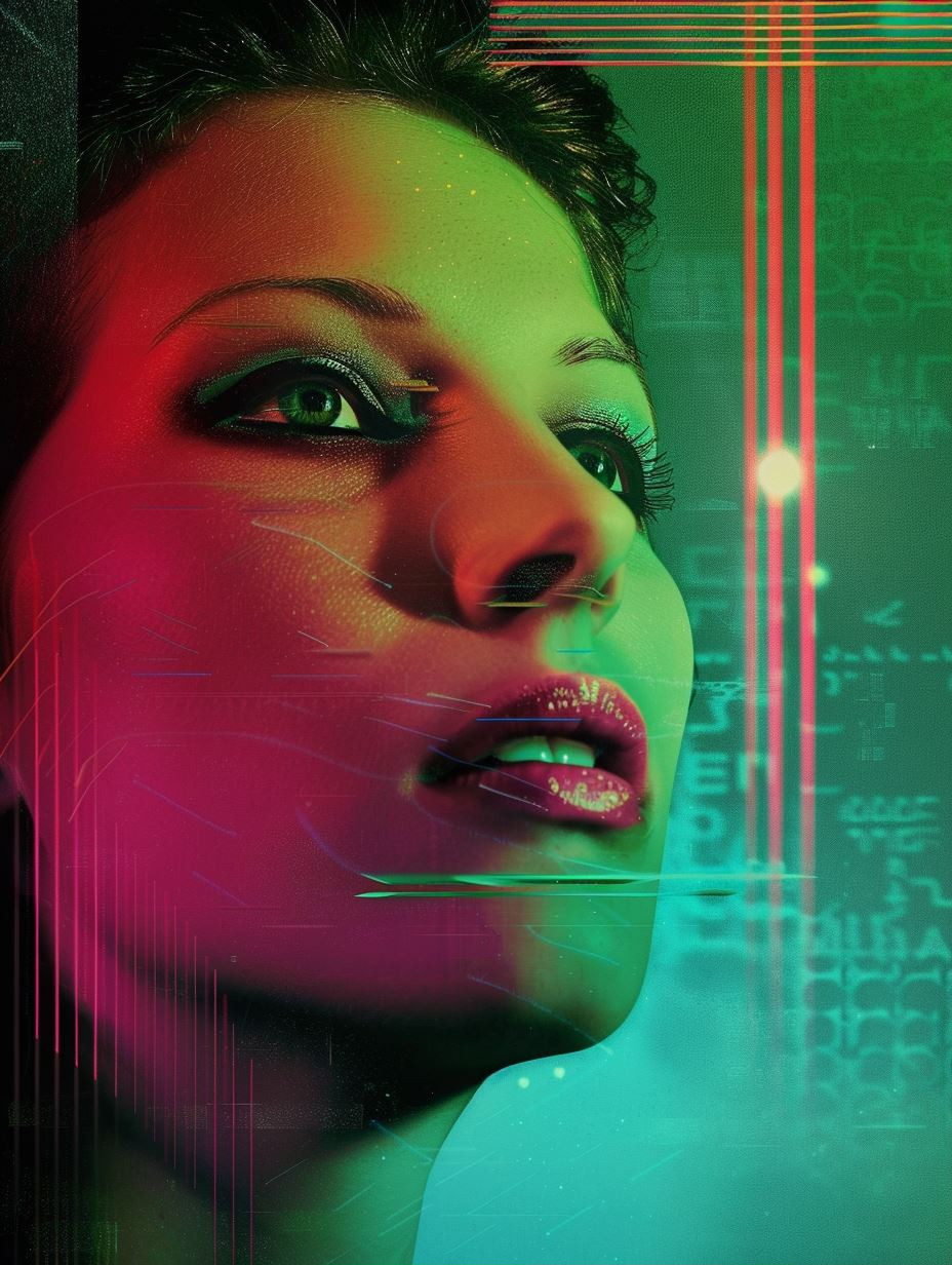 Neon Noir Cinematic Portraits - Image 1
