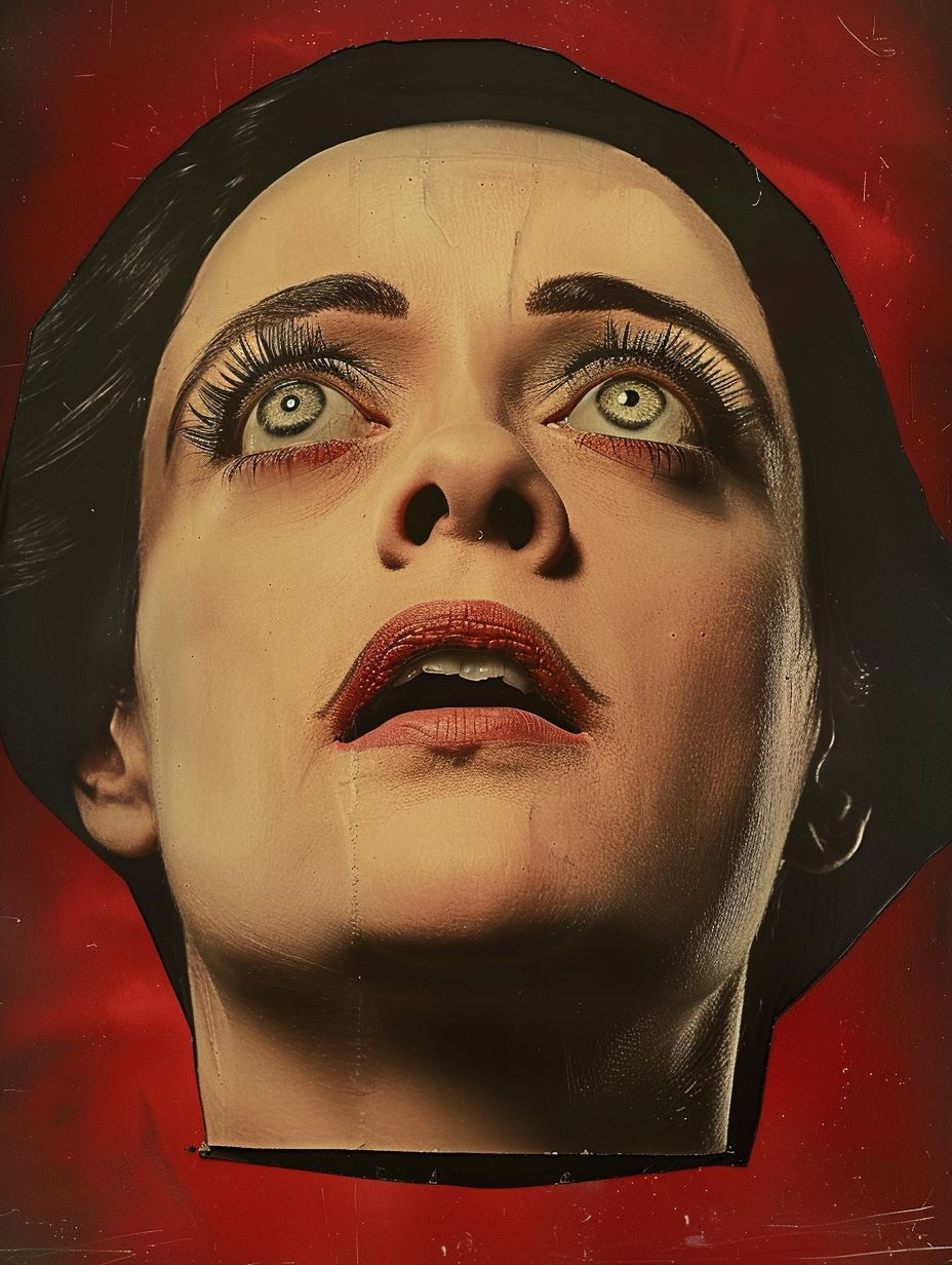 Dramatic Cinematic Gaze Collage - Image 2