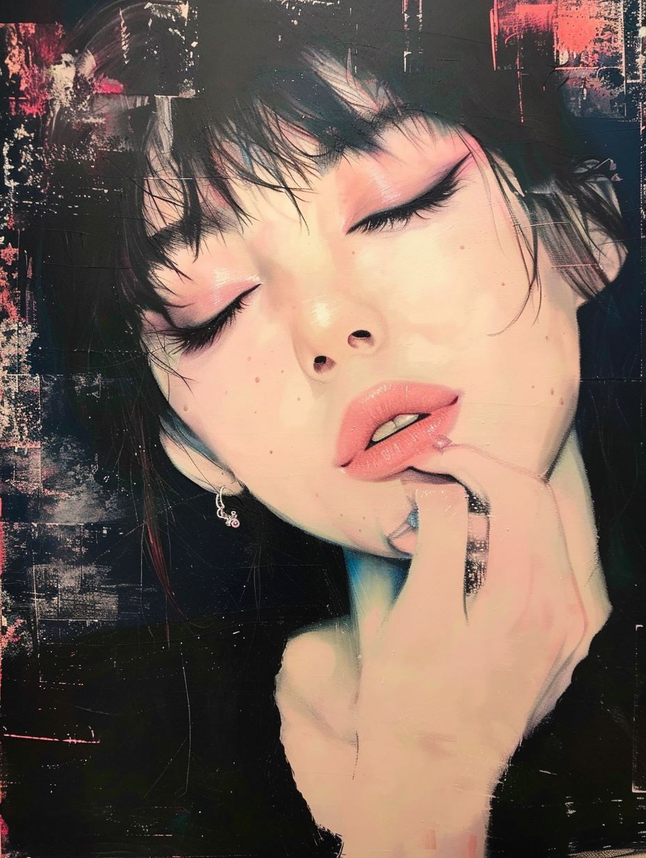 Melancholic Ethereal Anime Portrait - Image 4