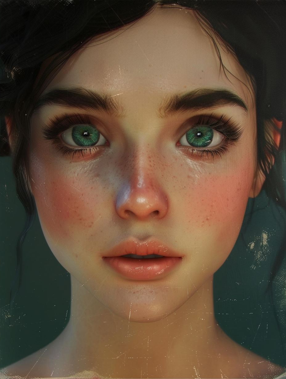 Ethereal Digital Portraits of Blue-Eyed Women - Image 2