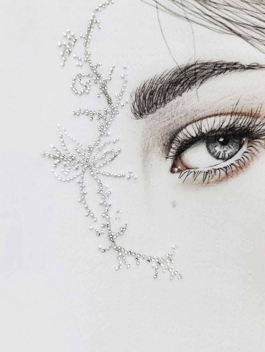 Ethereal Gazes in Graphite - Image 3